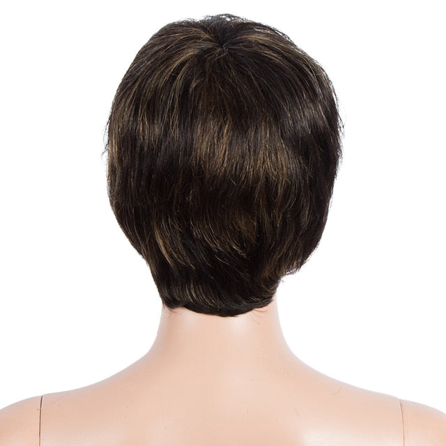 Pixie Cut Short Brazilian Hair Wig