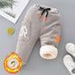 Warm Elastic Waist Jogger Pants For Boys/ Toddlers