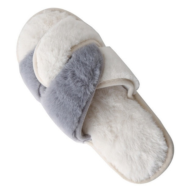 Fuzzy Slippers for Women