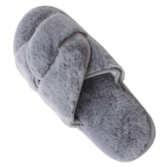 Fuzzy Slippers for Women