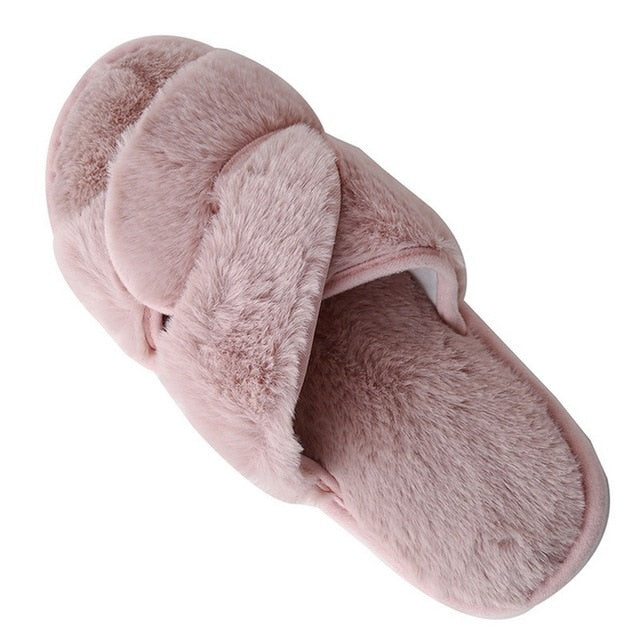 Fuzzy Slippers for Women