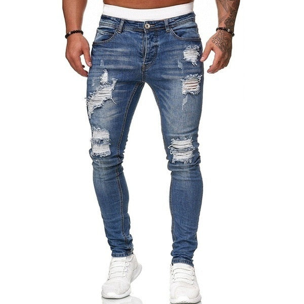 Skinny Casual Denim Pants- Jeans