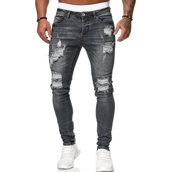 Skinny Casual Denim Pants- Jeans