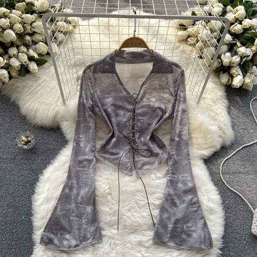 Vintage Print Top for Women