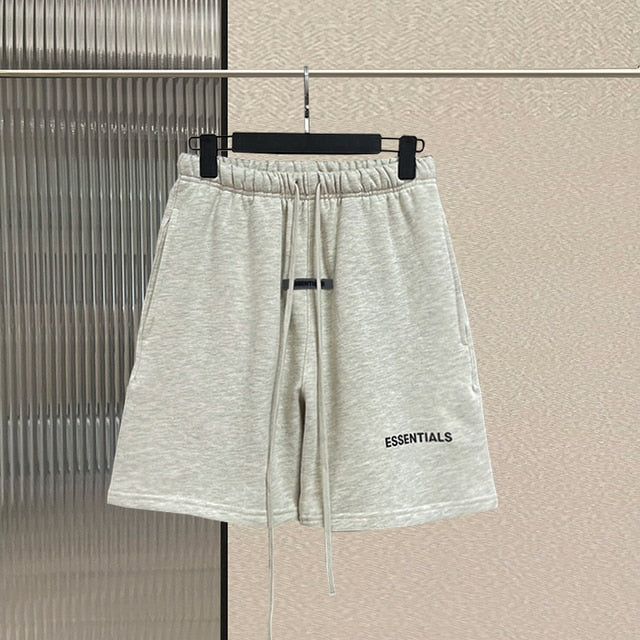 Essentials Shorts Summer High Quality Street Hip Hop Sweatpants 100%Cotton