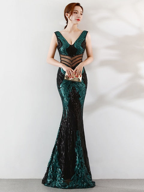 Sequin Evening Party Dress for Women