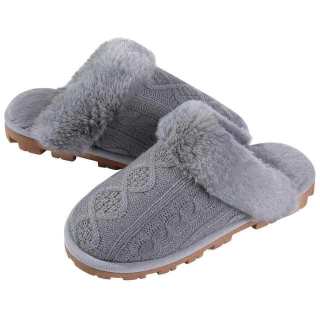 Warm Cotton Slippers For Women