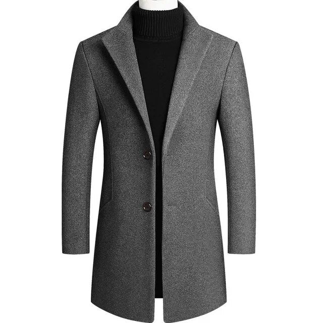 Long Woolen Coat