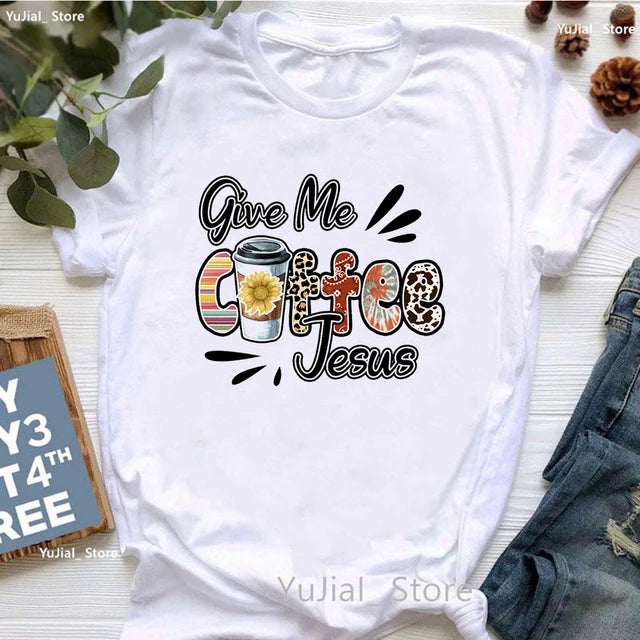 Jesus Graphic Print T-Shirt