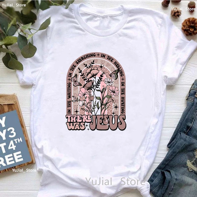 Jesus Graphic Print T-Shirt