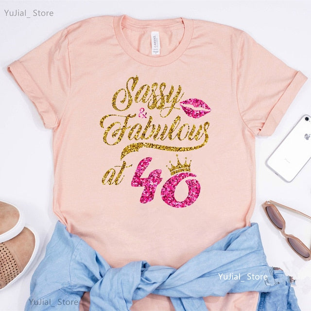 January To December Graphic Print T-Shirt Top for Women