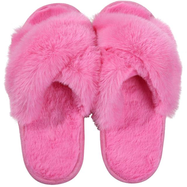 Fuzzy Slippers for Women