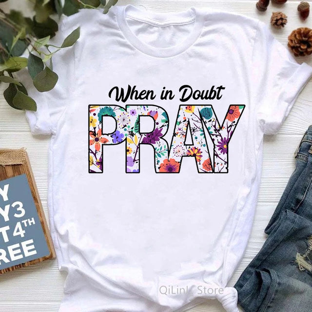 Jesus Graphic Print T-Shirt