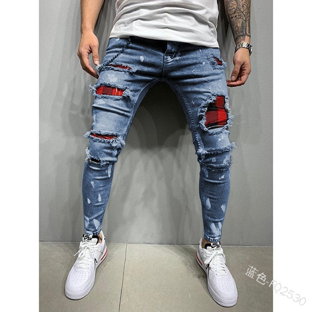 Skinny Casual Denim Pants- Jeans