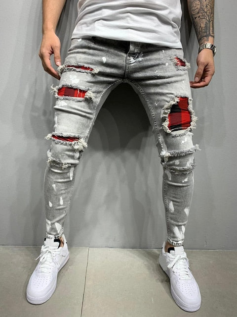 Skinny Casual Denim Pants- Jeans
