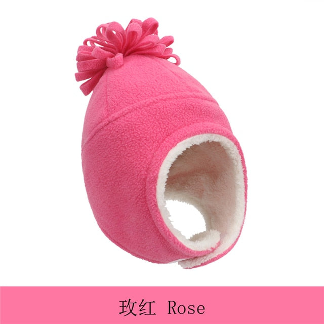 Thick Earflap Hat for Toddler Newborn