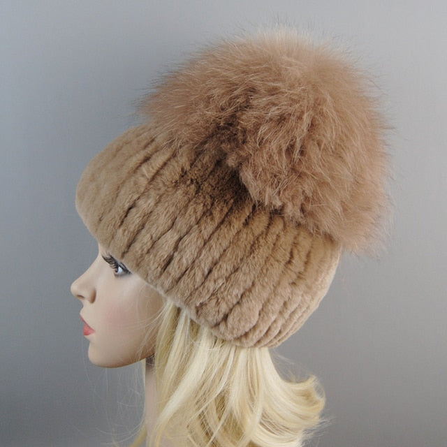 Fur Warm Beanies Hat