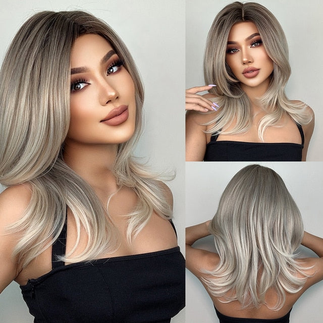 Colored Synthetic Wig For Women