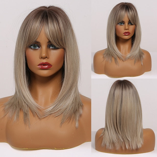 Colored Synthetic Wig For Women