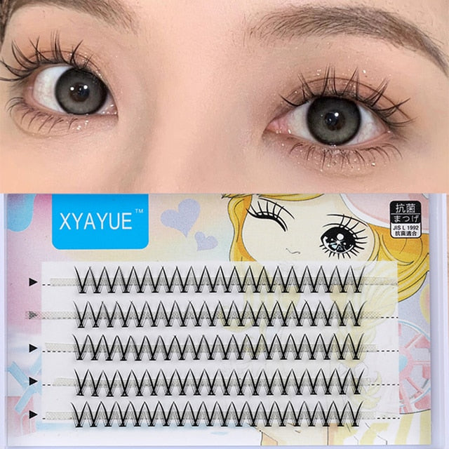 Eyelash clusters extension