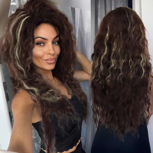 Synthetic Long Curly Hair Wig For Women
