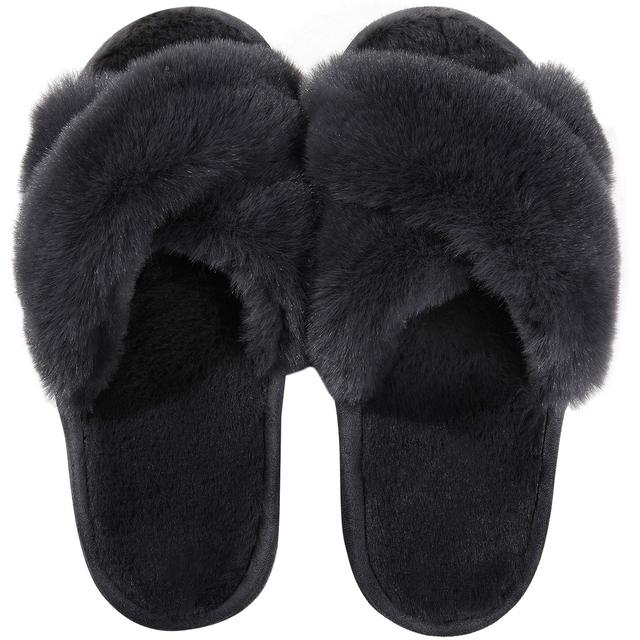 Fuzzy Slippers for Women