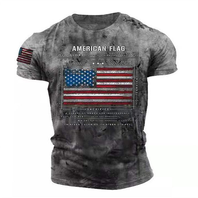 Vintage T-shirt Top for Men