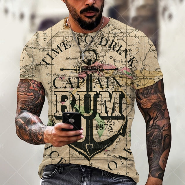 Vintage T-shirt top for Men