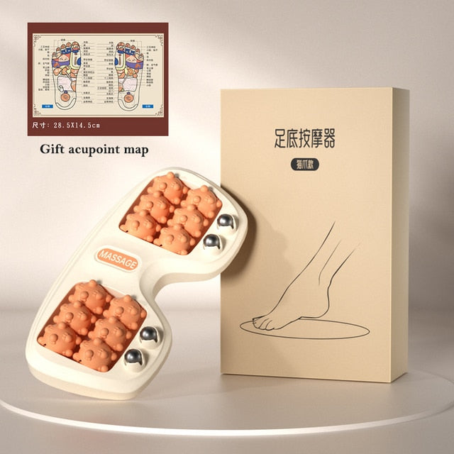Foot Massage Roller Feet Reflexology Therapy Body Stiffness