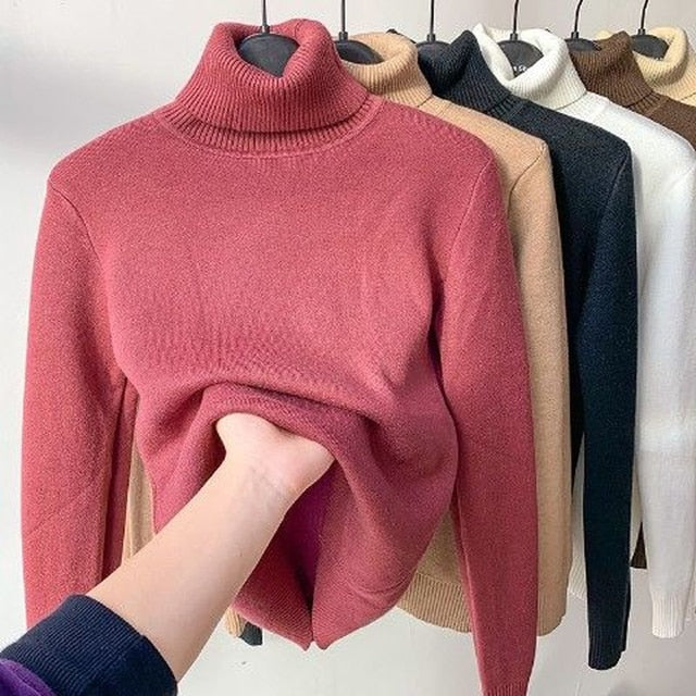 Turtle Neck Winter Sweater for Women