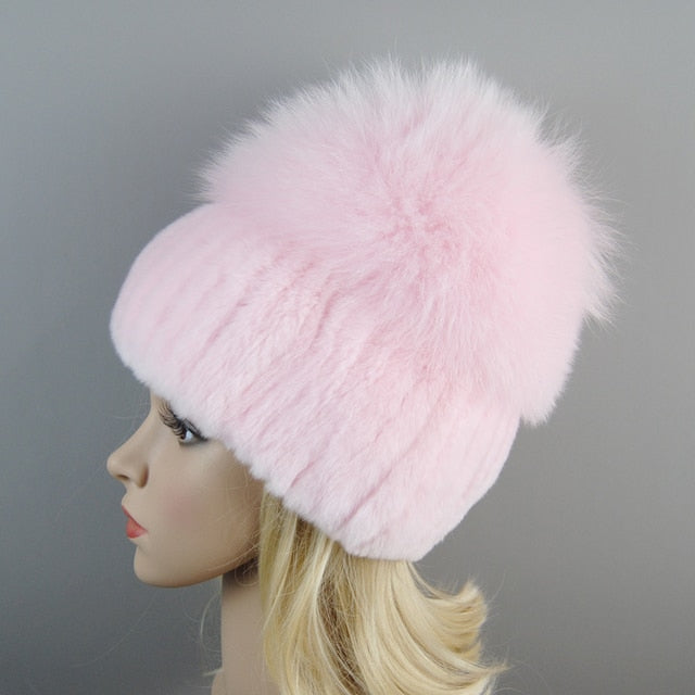 Fur Warm Beanies Hat