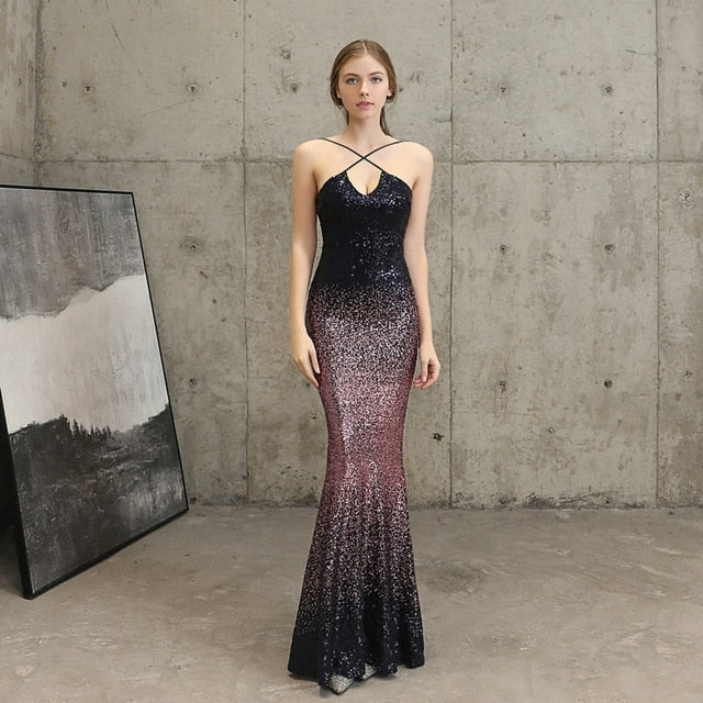 Sequin Evening Party Dress for Women