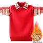 Warm Casual Collar Sweater Top for Boys