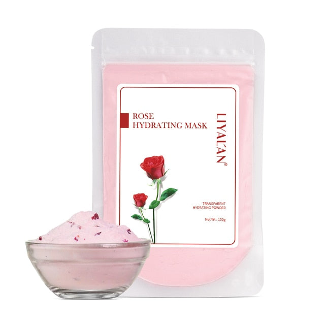 Jelly Mask Powder Face Skin Care Whitening Rose Gold Collagen Peel Off