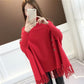 One Size Turtleneck Cloak Sweater for Women