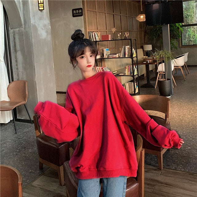 Oversized Autumn Sweatshirt Loose for Women