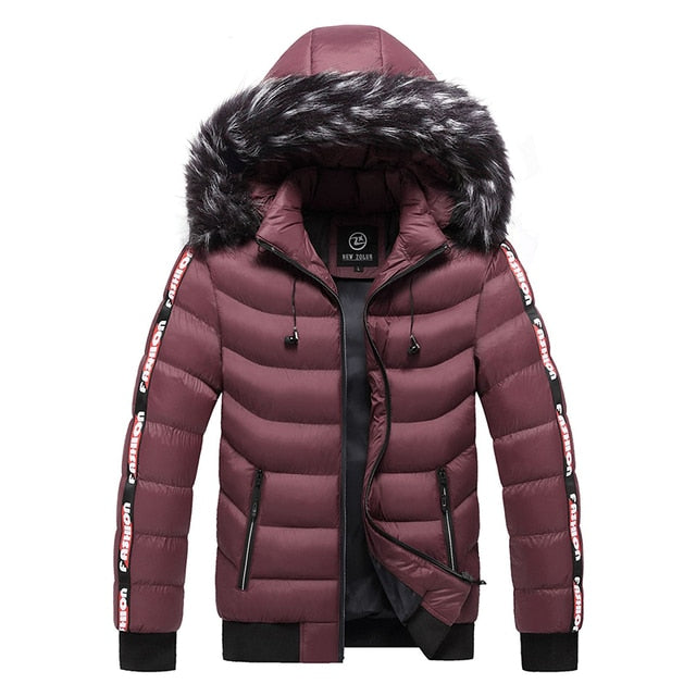 Hooded Puffer Jacket for Men