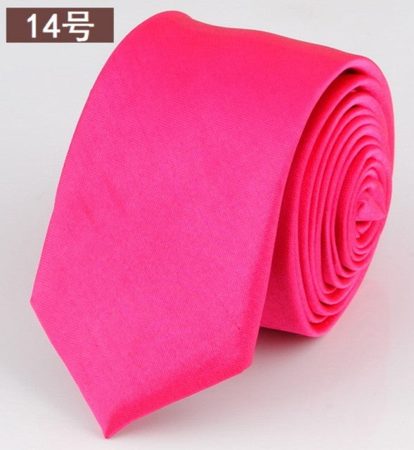 Plain Color Necktie for Men