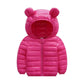 Light Color Coat With Ear Hoodie Jacket for Kids