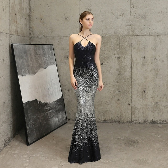 Sequin Evening Party Dress for Women