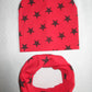 Star Printed Bonnet Winter Hat and Scarf Set for Kids