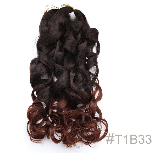 Synthetic Loose Spiral Wave Braiding Hair Extension