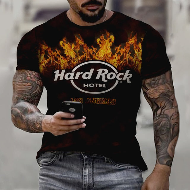Vintage T-Shirt Top for Men
