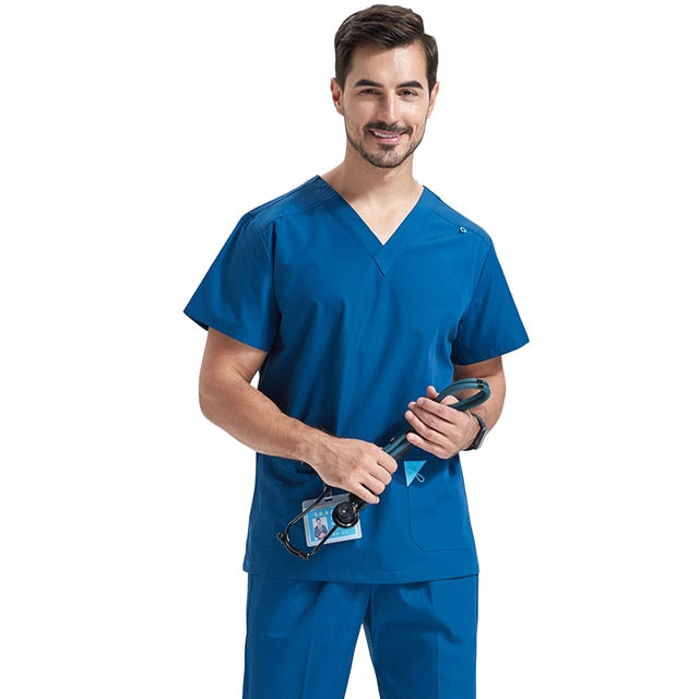 V-neck Uniform Medical Nurse Uniform Scrub Set