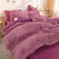 Super Shaggy Quilt Cover Super Warm Bed Plush Velvet Bedding Set