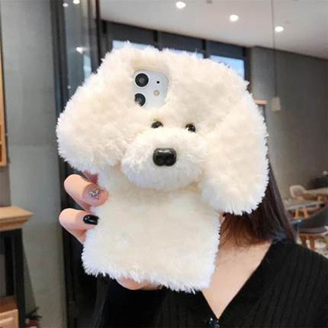 Cute Fur Animal Phone Case