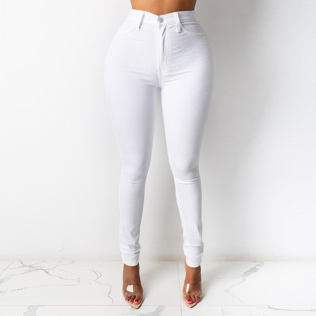 High Waist Skinny Pants Jeans for Women