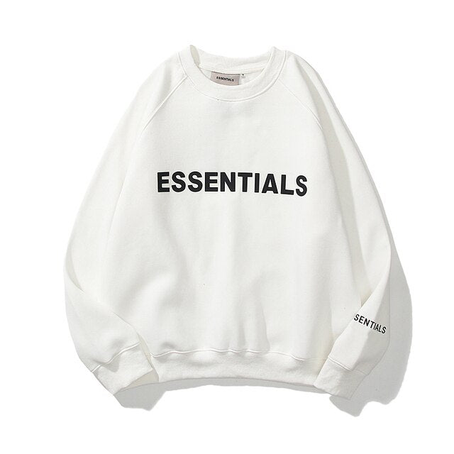 ESSENTIALS Fleece Pullover Hoodie Streetwear