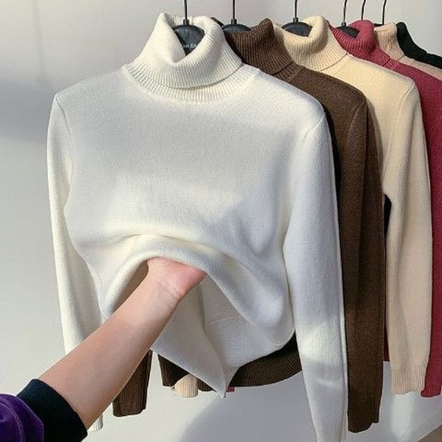 Turtle Neck Winter Sweater for Women