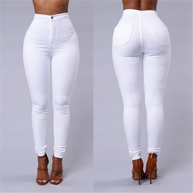 High Waist Skinny Pants Jeans for Women